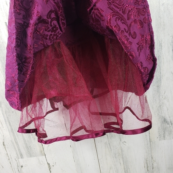 Vintage Next left purple summer mini dress juniors size 3 - Picture 4 of 13